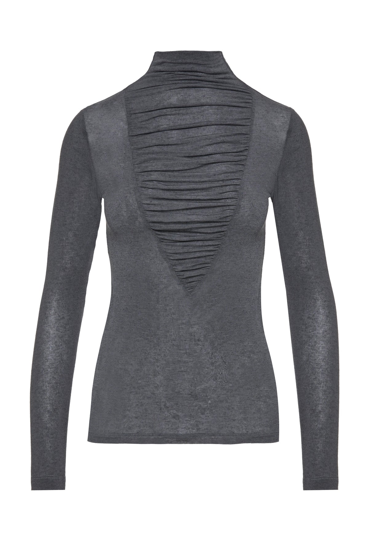 Blusa cuello alto.