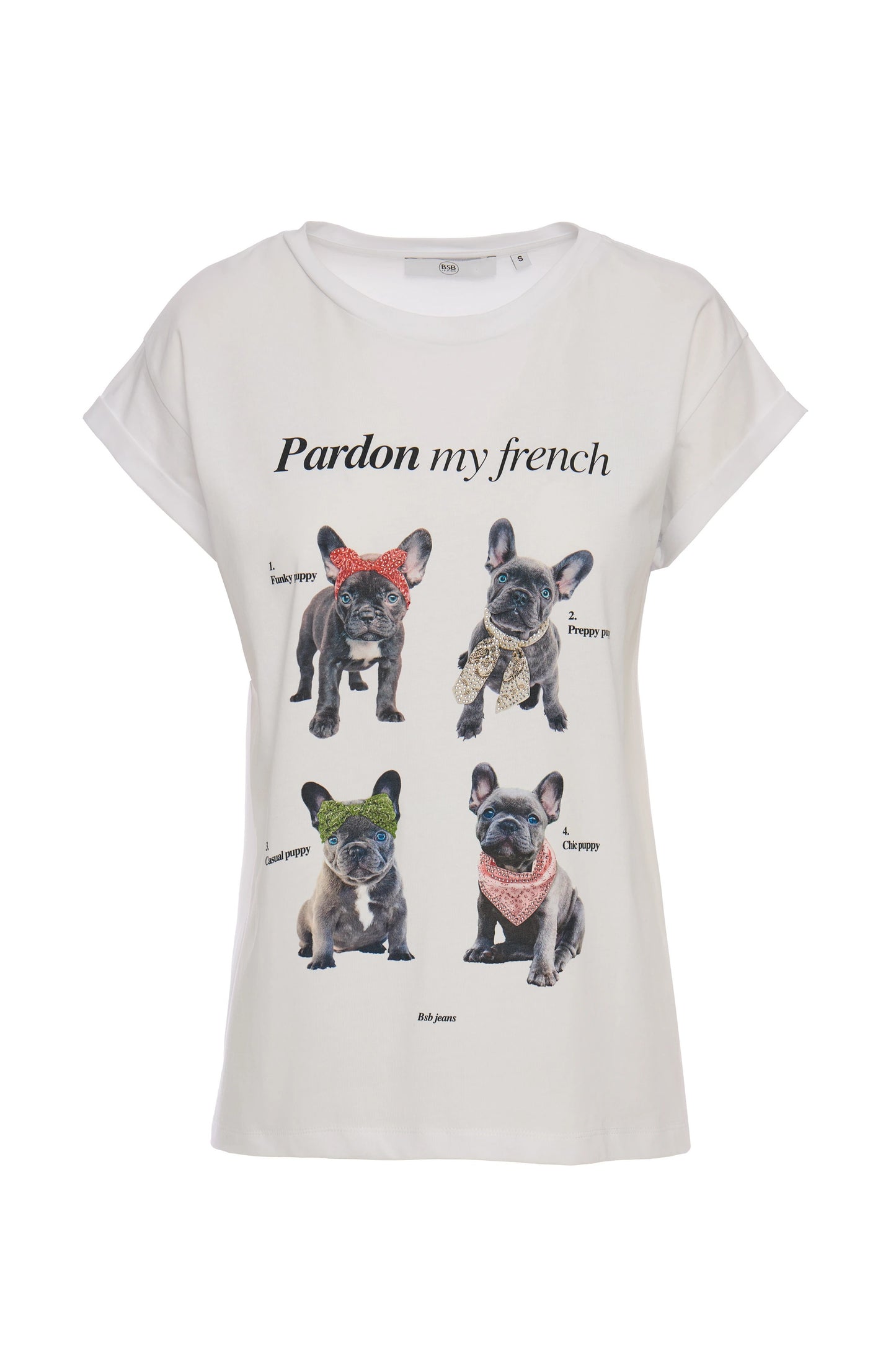 Camiseta manga corta perro.