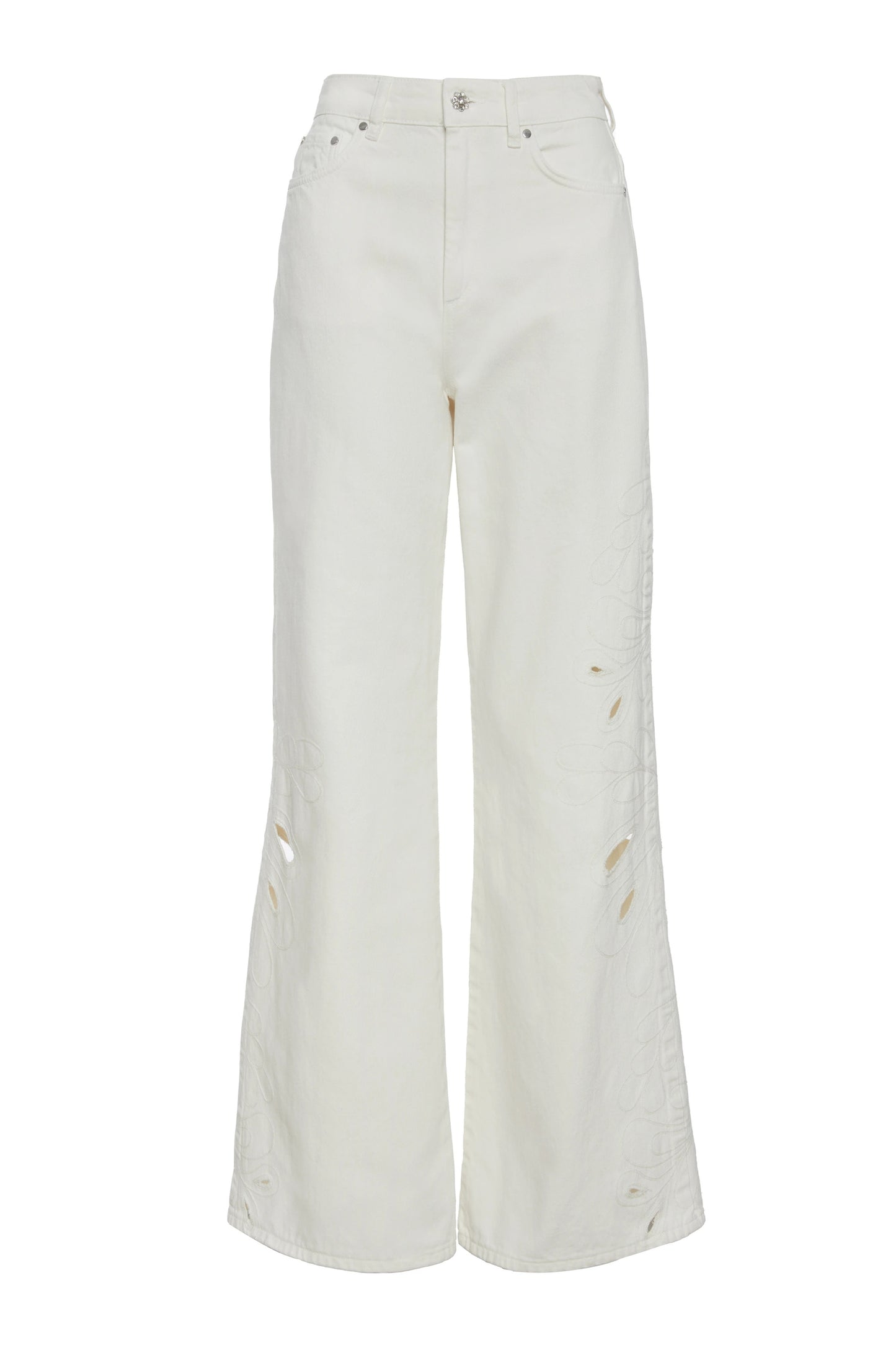 Pantalón tejano blanco