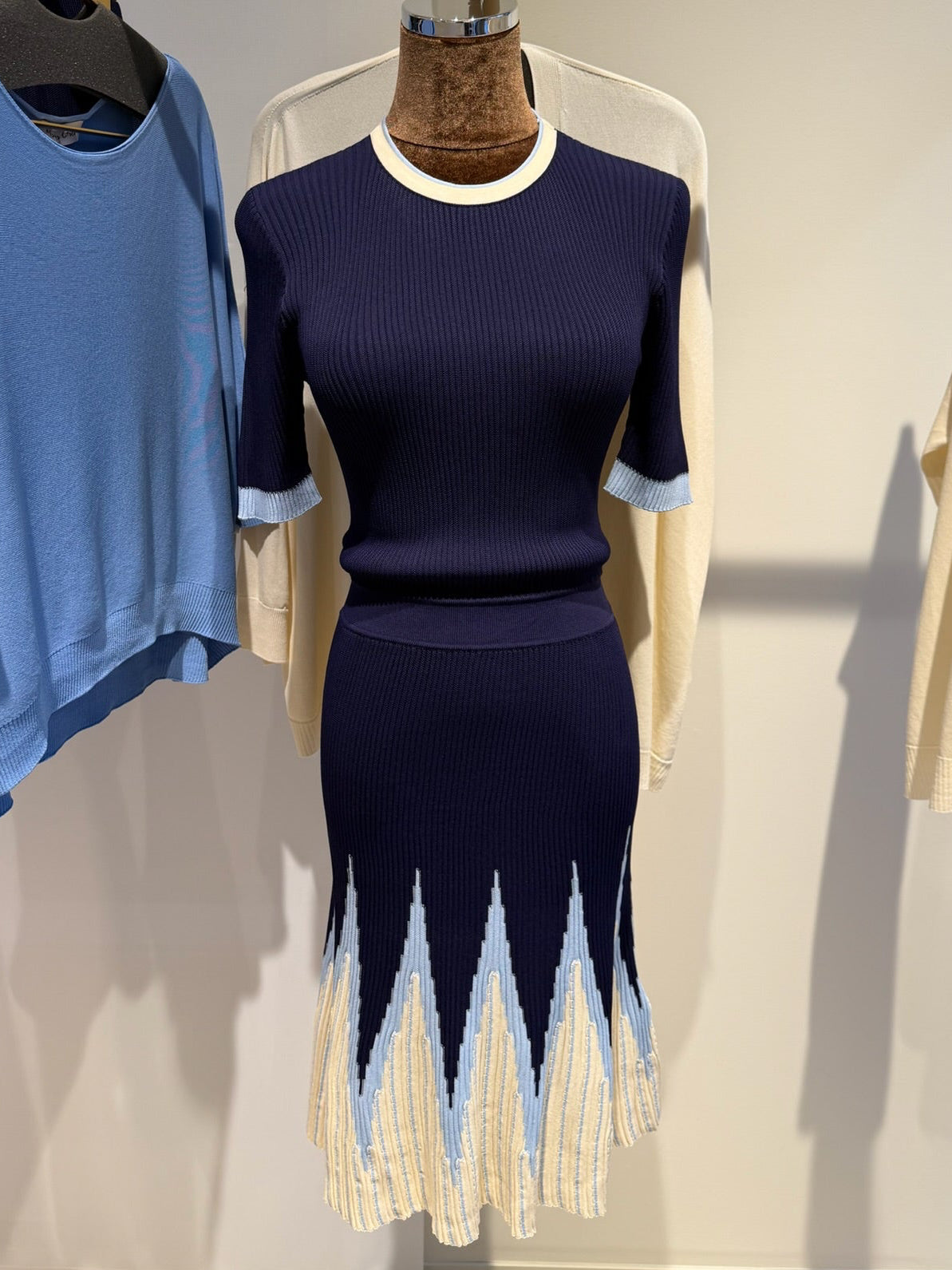 Vestido corto azul