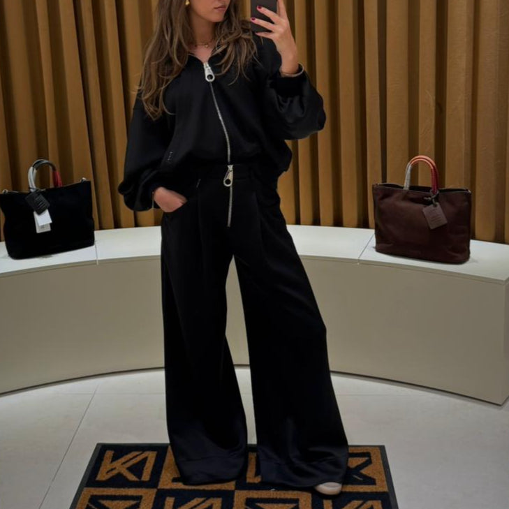 Pantalón ancho negro