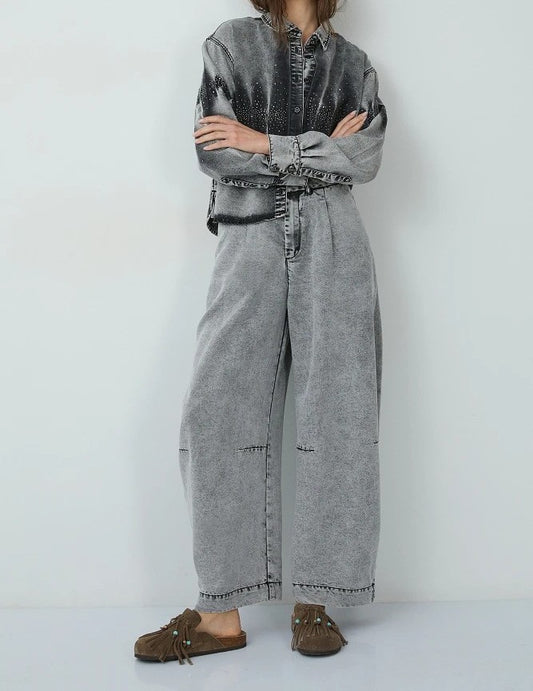 Pantalones grises