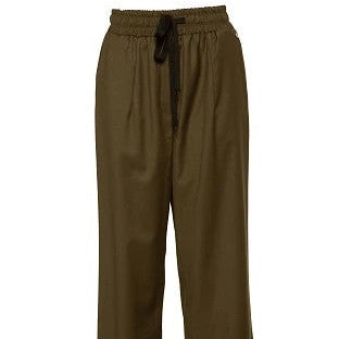 Pantalón largo verde con goma