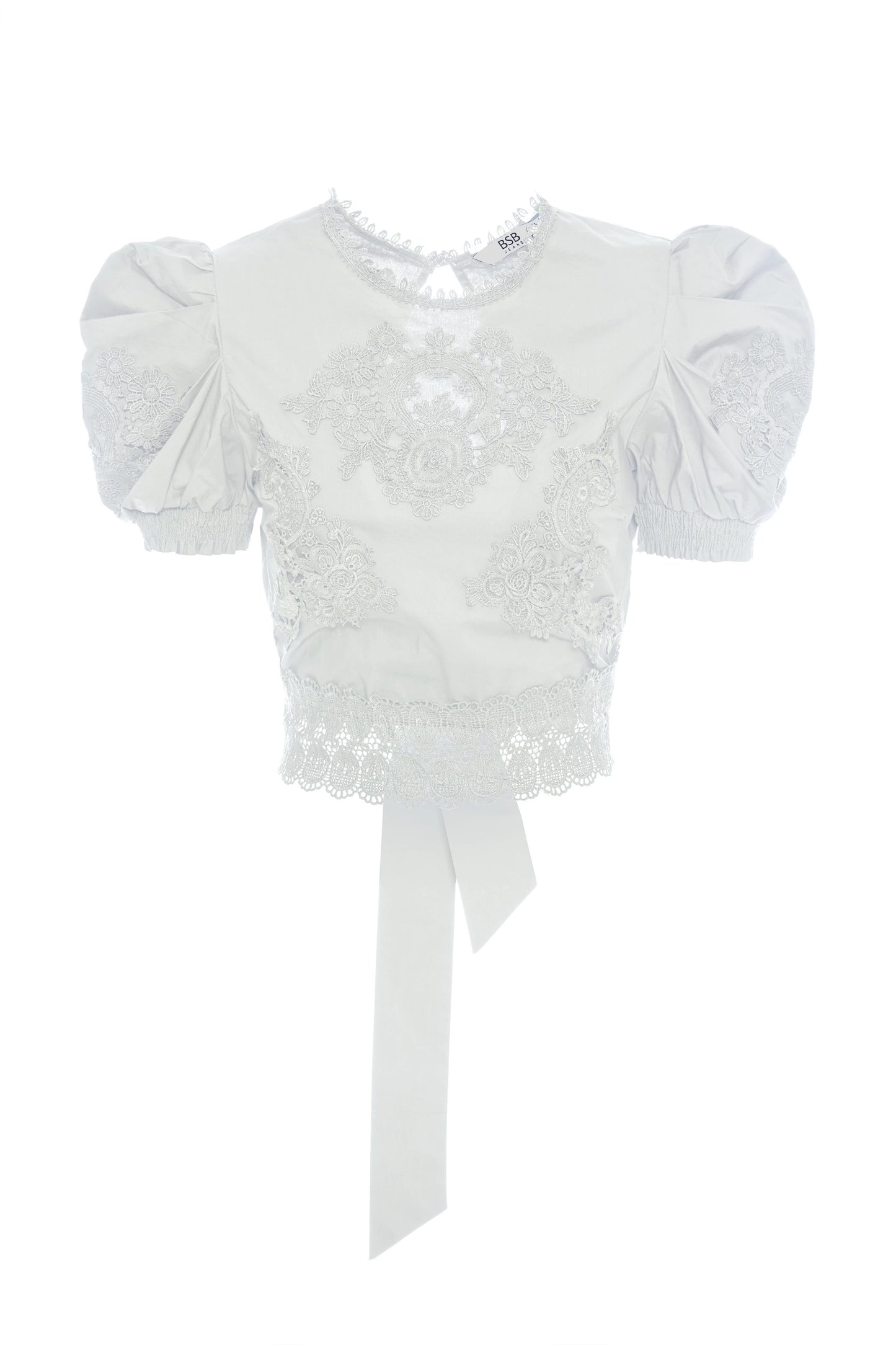 Blusa blanca encaje