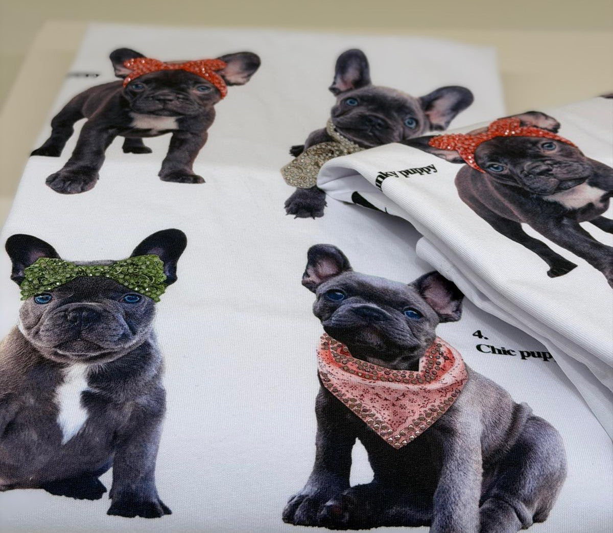 Camiseta manga corta perro.