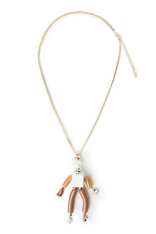 Collar muñeco.