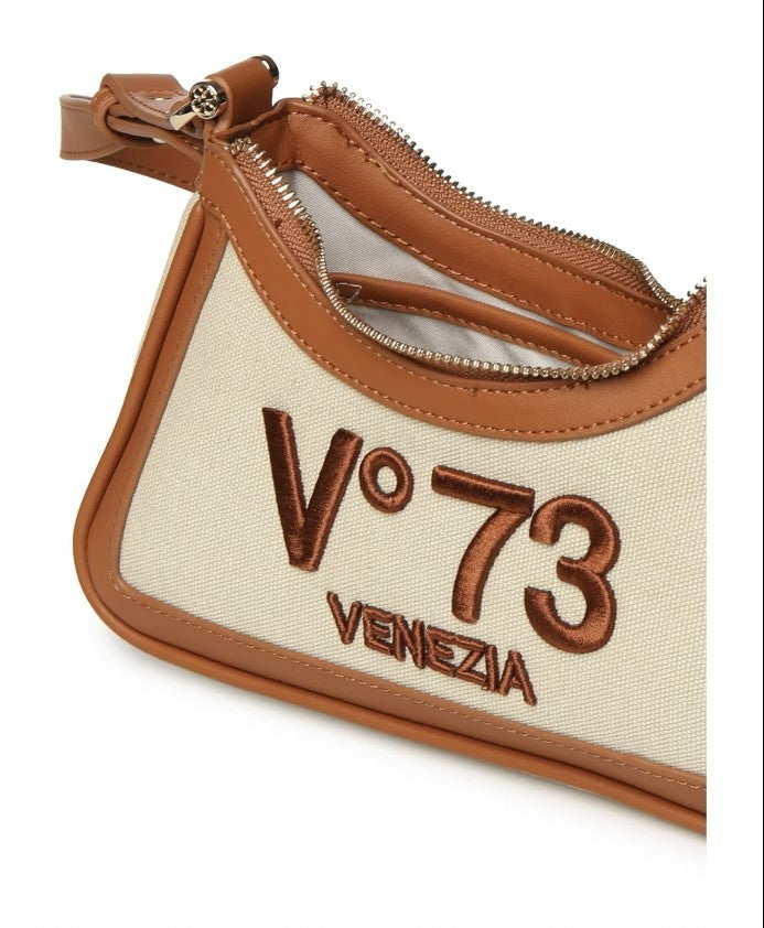 Bolso bandolera camel.