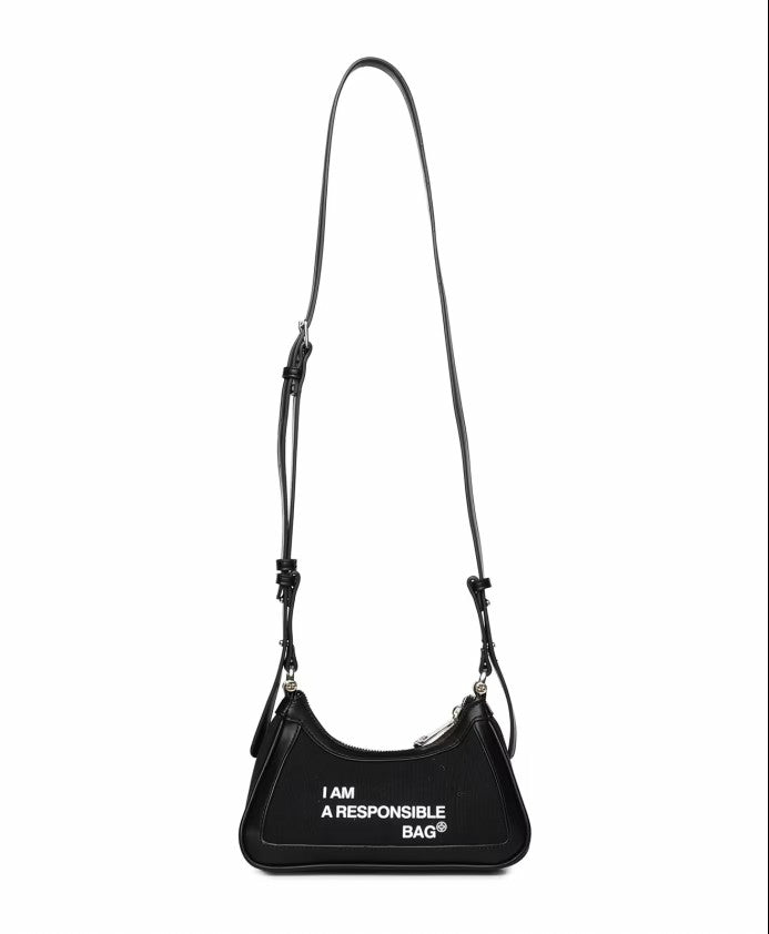 Bolso bandolera negro.