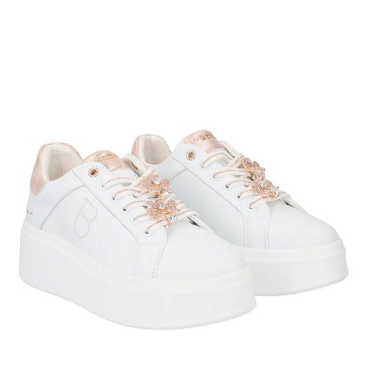 Bambas blancas con plataforma