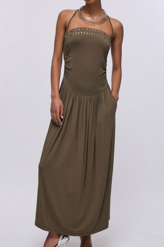 Vestido bolsillos.
