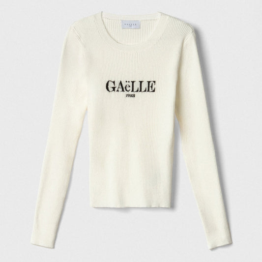 Top largo de manga larga blanco