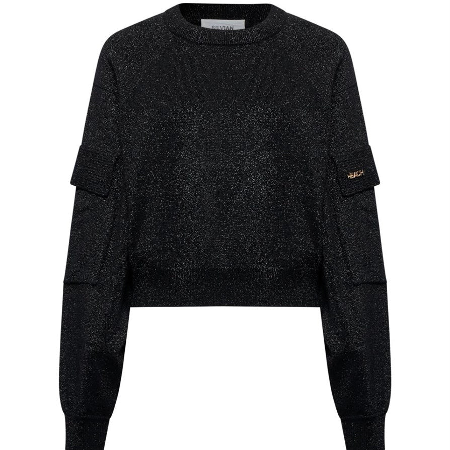 Jersey negro brillante