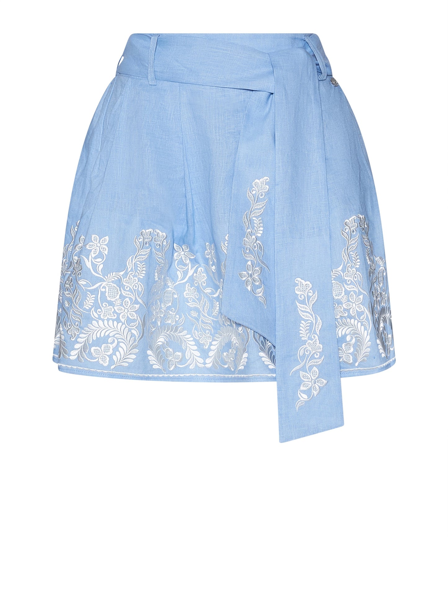 Mini falda azul