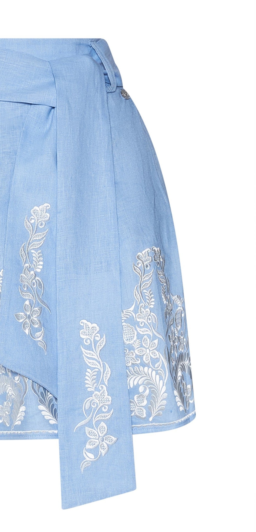 Mini falda azul