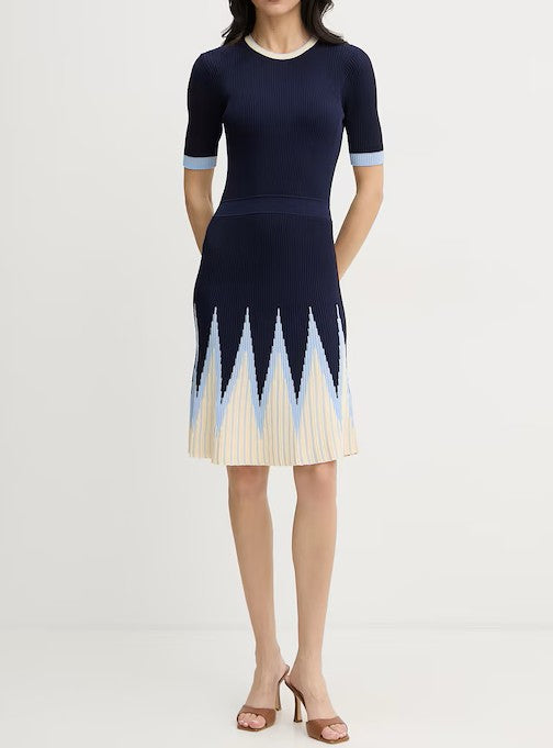 Vestido corto azul