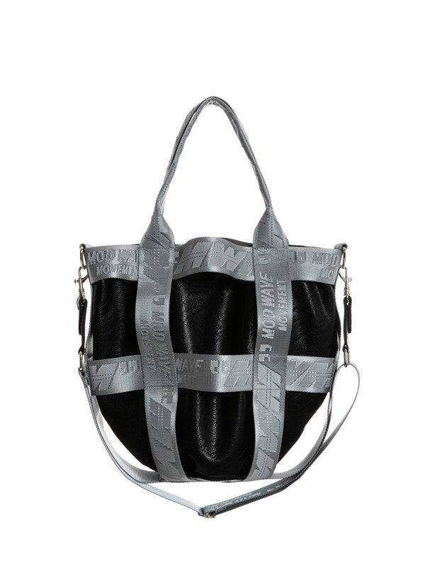 Bolso tote negro.