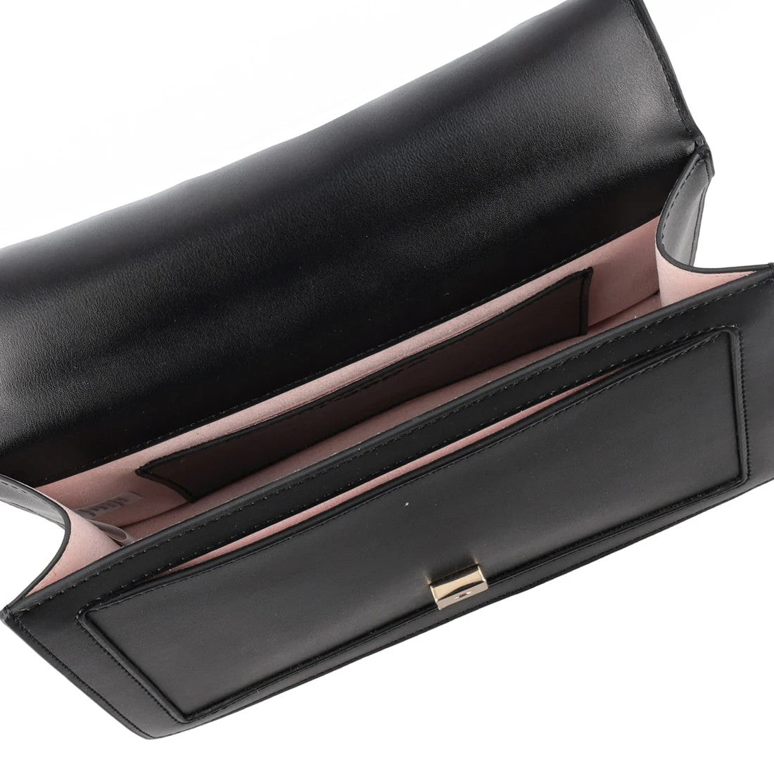 Bolso de hombro negro pequeño.