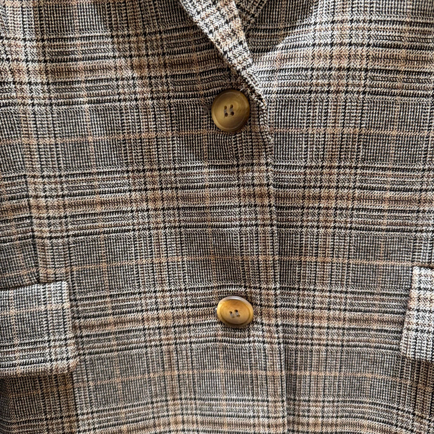 Americana oversize en print glen check