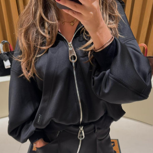 Sudadera oversize negra