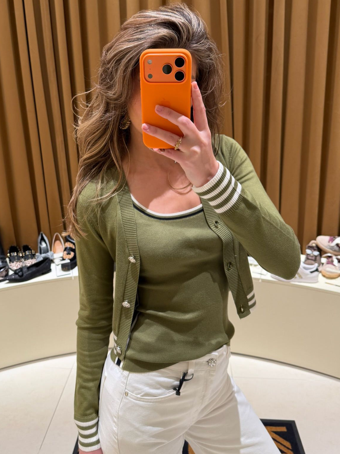 Camiseta de tirantes verde